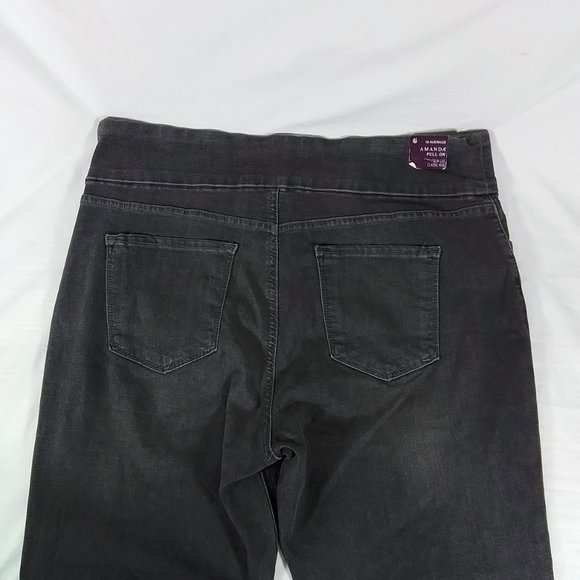 NWT Gloria Vanderbilt Jeans - Amanda Pull On - 24W S - California (Black) - Picture 5 of 7